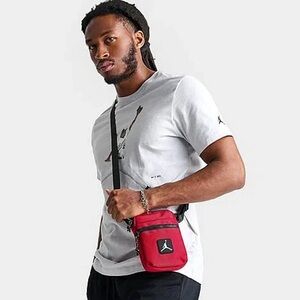 Jordan Bold Red Belt Bag